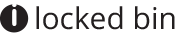 locked bin logo